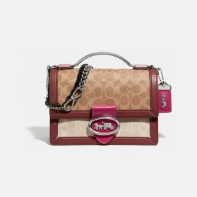 蔻驰/Coach Riley系列 女士 经典标志帆布色块RILEY 22号顶部手柄手袋 2506-LHR30