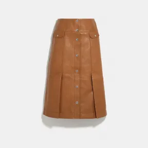 蔻驰/Coach  女士 皮革中长裙 4227-Q8C