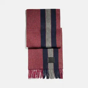 蔻驰/Coach VARSITY条纹格子印花长围巾 76095_P2I