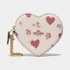 蔻驰/Coach 女士 草原爱心印花爱心零钱包 76323_GDCAH