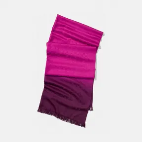 蔻驰/Coach 经典C标志渐变色披肩 85970_BUR