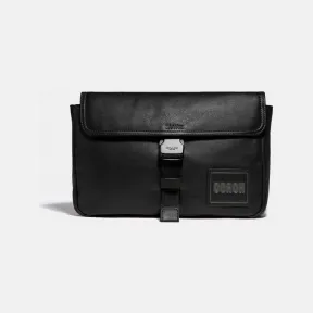 蔻驰/Coach Pacer系列 男士 COACH贴饰PACER腰包斜挎包 88312-JIBLK