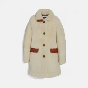 蔻驰/Coach 皮毛一体外套 88372_CRM