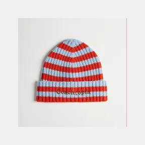 蔻驰/Coach 条纹毛线帽 CQ192-WLK