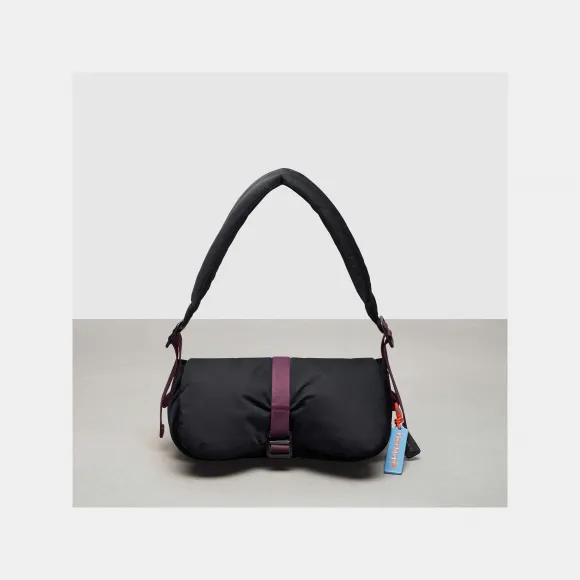 蔻驰/Coach Coachtopia Loop 蓬松波浪小包 CQ859-BLK