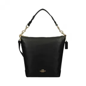 蔻驰/Coach 黑色 女士 皮革 水桶包 F31507-IMBLK