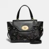 蔻驰/Coach Floral Tooling Blake Flap Carryall F38065 IMA47