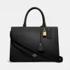 蔻驰/Coach Smooth Leather Zoe Carryall F49500 IMBLK