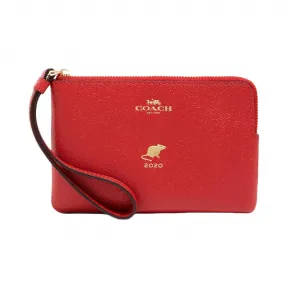 蔻驰/Coach 红色  皮革 零钱包 F88084-IMDN8
