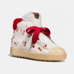 蔻驰/Coach 樱桃印花高帮远足鞋 G1499 MV5