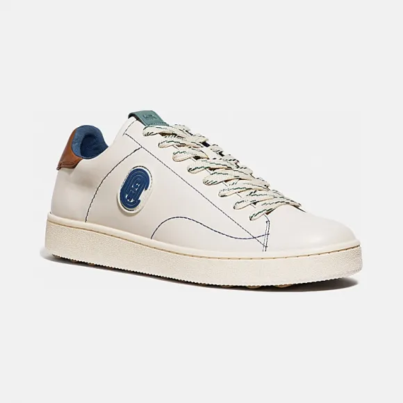 蔻驰/Coach Coach贴花拼色C101鞋 G3856 WHT