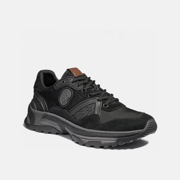 蔻驰/Coach   COACH贴花C143跑鞋 G4498-BLK-10D