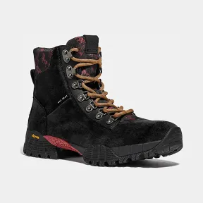 蔻驰/Coach 马车图案印花混合材质都市远足靴 G4694_MUA