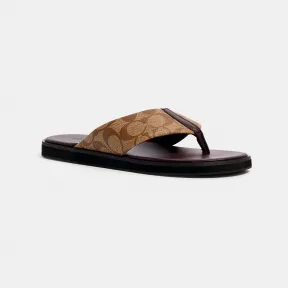 蔻驰/Coach 标志性帆布人字拖 G4921-E7V-7-D