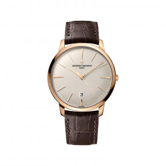 江诗丹顿/Vacheron Constantin Patrimony传承系列 18K 5N 粉红金 自动机械机芯  85180-