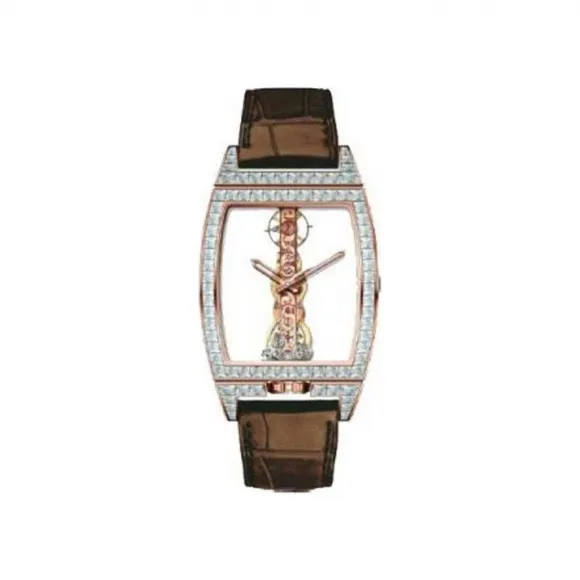 昆仑/Corum 51x34MM 玫瑰金镶钻表圈 手动机械机芯 113-169-85-0002-0000