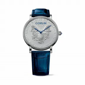 昆仑/Corum 海军上将Legend 47镂空计时表 系列 2级钛金属，双面防眩水晶玻璃表镜，水晶玻璃表背 自动机械机芯 C082-03059–082.646.01-0003MU53