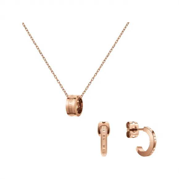 丹尼尔·惠灵顿/Daniel Wellington Elan Necklace + Elan Earrings 套装 DW00501009