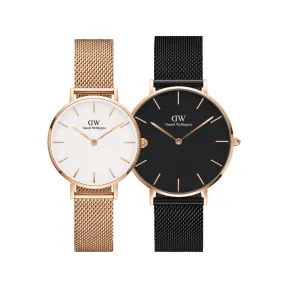 丹尼尔·惠灵顿/Daniel Wellington Petite Melrose + Petite Ashfield 日本石英机芯 套装 DW00501107