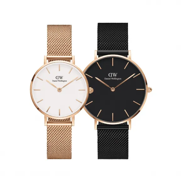丹尼尔·惠灵顿/Daniel Wellington Petite Melrose + Petite Ashfield 日本石英机芯 套装 DW00501107