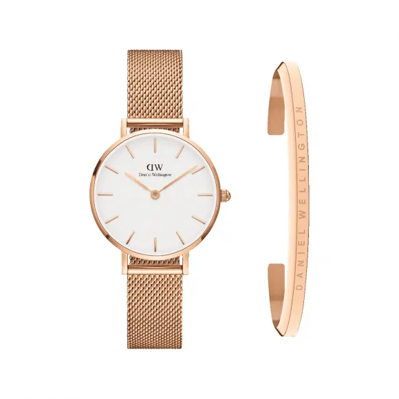 丹尼尔·惠灵顿/Daniel Wellington Petite Melrose + CLASSIC Bracelet 日本石英机芯 套装 DW00501241