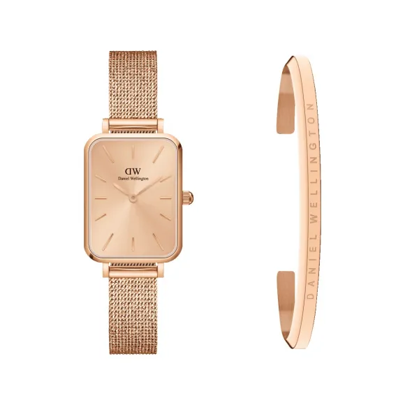 丹尼尔·惠灵顿/Daniel Wellington Quadro Unitone + Classic Bracelet 日本石英机芯 套装 DW00501372