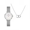 丹尼尔·惠灵顿/Daniel Wellington Petite Pressed Sterling + Elan Unity Necklace 套装 DW00501488