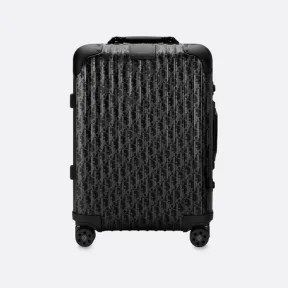 迪奥/Dior DIOR AND RIMOWA 黑色 Dior Oblique 印花铝镁合金登机箱 1DRTR002YWZ-H03E