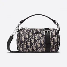 迪奥/Dior 黑色和米色 Oblique 印花单肩包 1SFPO102YKY-H26E