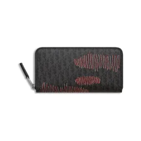 迪奥/Dior Darklight刺绣帆布皮夹 2DEBC011XIX_H00D