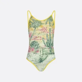 迪奥/Dior 儿童一体式泳衣 多色科技面料茹伊印花 2WBB13SWMG_Y094_T04A