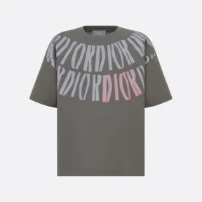 迪奥/Dior 儿童 T 恤 深灰色棉质平纹针织面料 2WBM23TEEU_Y942_T04A