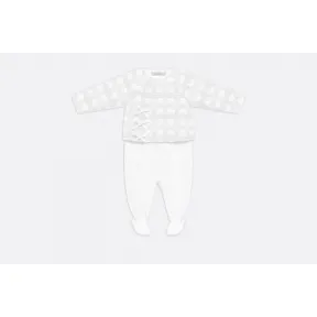 迪奥/Dior 刺绣棉府绸睡衣  4EBM53PYJH Y001