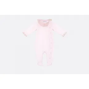 迪奥/Dior 柔粉色纯棉聚酯纤维丝绒和纯棉帆布睡衣  4HBM33PYJD Y353