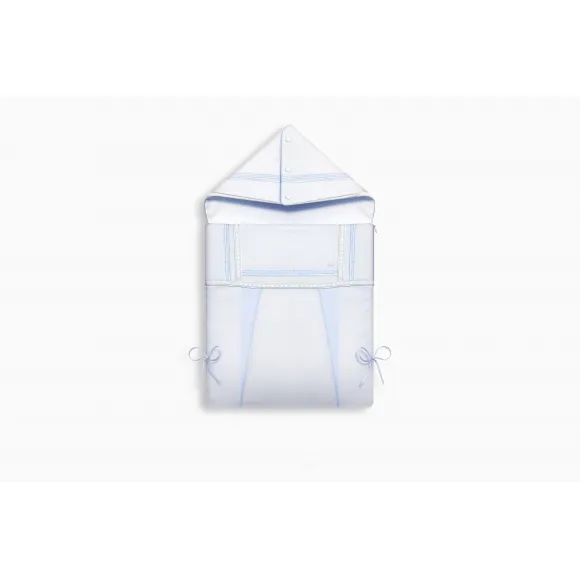 迪奥/Dior 柔粉色/蓝色帆布和纯棉针织布婴儿睡袋 4HBM41NIDB Y504