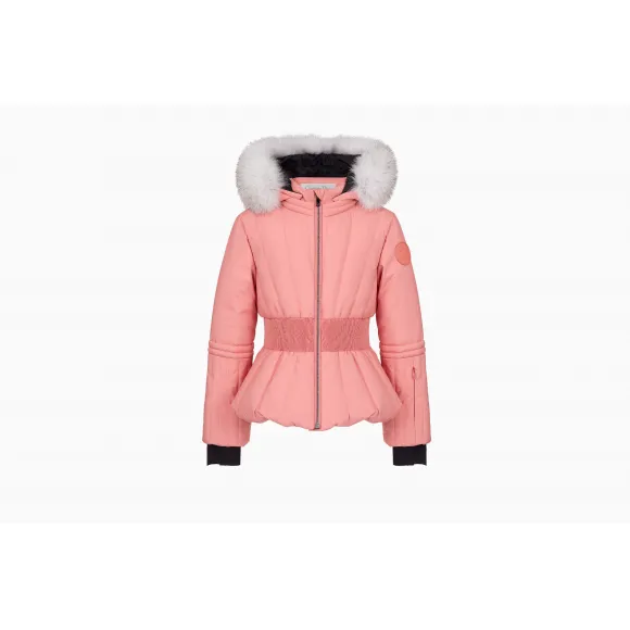 迪奥/Dior 粉红色涂层科技帆布修身羽绒服 7HBM17PUFC Y371