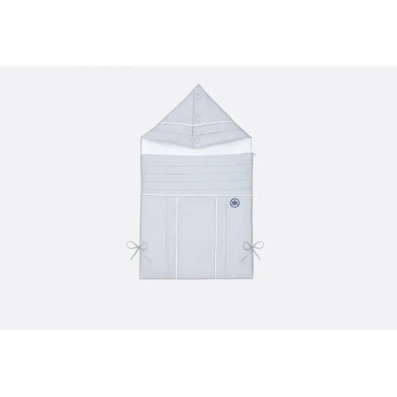 迪奥/Dior 蓝色纯棉针织和棉府绸双面布婴儿睡袋  8HBM41NIDC Y59B