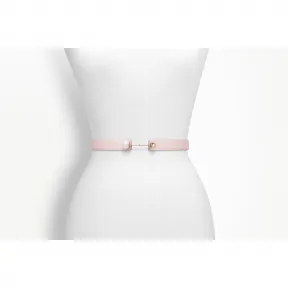 迪奥/Dior  dior pearl rose poudre色小牛皮皮带 B0072OVPU M413