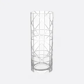 迪奥/Dior 大号花瓶 手工镌刻玻璃藤格纹图案 HYH01CVC1U_C999_TU