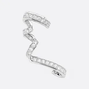 迪奥/Dior Archi Dior 右耳环 白色 18K 金和钻石 JDIO94020