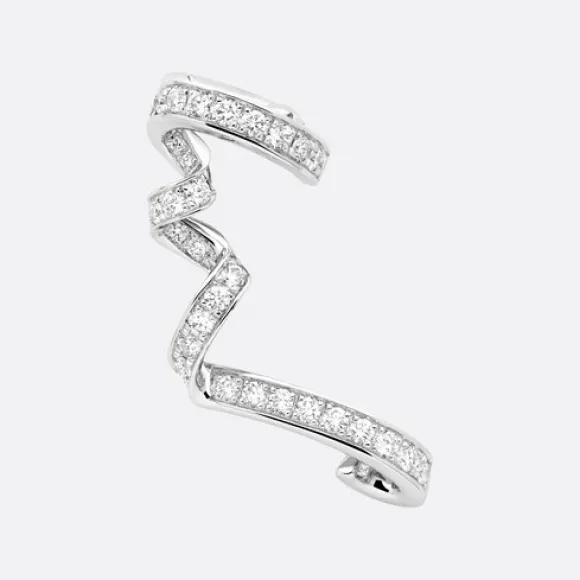 迪奥/Dior Archi Dior 右耳环 白色 18K 金和钻石 JDIO94020