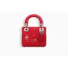 迪奥/Dior  Lady Dior 红色小羊皮nano手提包 M0514PGCG M927