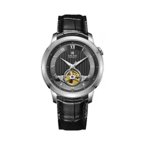 依波/Ebohr 大师系列 42.50mm 不锈钢表壳 合成蓝宝石玻璃表镜 男表 17010431