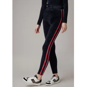 乔治阿玛尼/Giorgio Armani 对比色水平条纹灯芯绒紧身裤 13279329tu