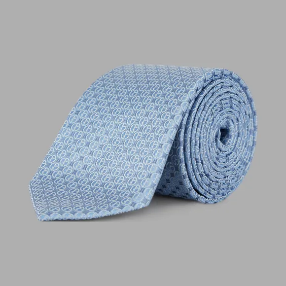 乔治阿玛尼/Giorgio Armani 光学图案真丝领带 46622049ob