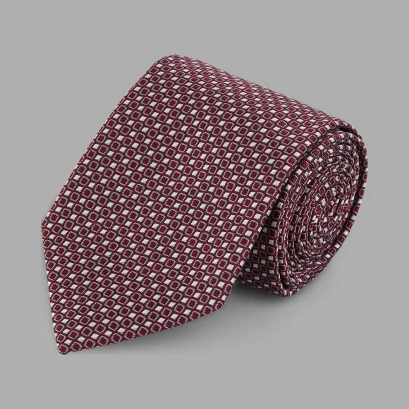 乔治阿玛尼/Giorgio Armani 徽标提花图案真丝领带 46623889vg