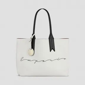 安普里奥·阿玛尼/Emporio Armani Emporio Armani 标识和徽标吊饰购物包 45456554ui