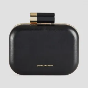 安普里奥·阿玛尼/Emporio Armani 配层压皮肩带手拿包  45458091uf