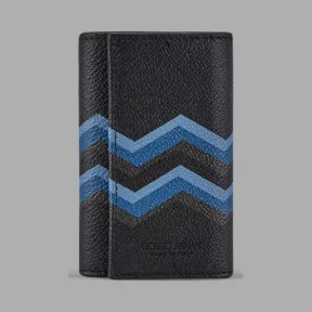 乔治阿玛尼/Giorgio Armani 彩色人字纹印花皮革钥匙包 46632790ab