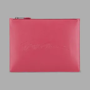 乔治阿玛尼/Giorgio Armani 蚀刻徽标皮革小型手提袋 46636701vu